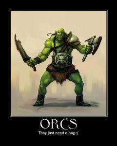 Orc - Free Hugs!