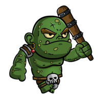 This is a tiny ogre created by the 5e D&D minor illusion spell.