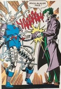 Shocking grasp being used by The Joker in the form of a joy buzzer.