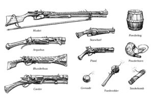 Guns and firearms in D&D